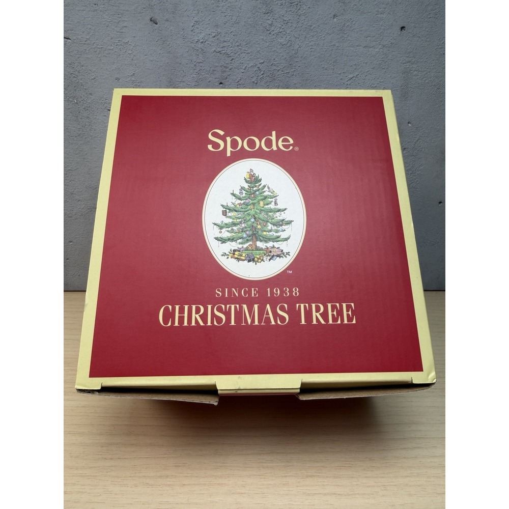 Spode Christmas Tree Double Old Fashioned Glasses Set of 4 With Box 14‎ Ounces